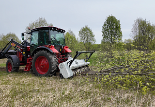 Трактор Беларус-1523 с мульчером NIUBO TMD200 — фото 2