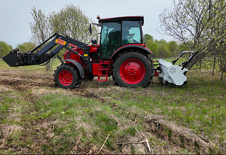 Трактор Беларус-1523 с мульчером NIUBO TMD200 — фото 4